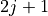 2j+1