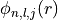 \phi_{n,l,j}(r)