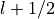 l+1/2
