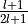 \frac{l+1}{2l+1}