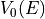 V_0(E)