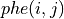 phe(i,j)